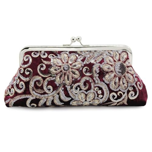 pumpumlia Sofisticata borsa da sera da donna a tracolla con perline ICreative e varie opzioni di trasporto per donna borsa a tracolla, A, One Size