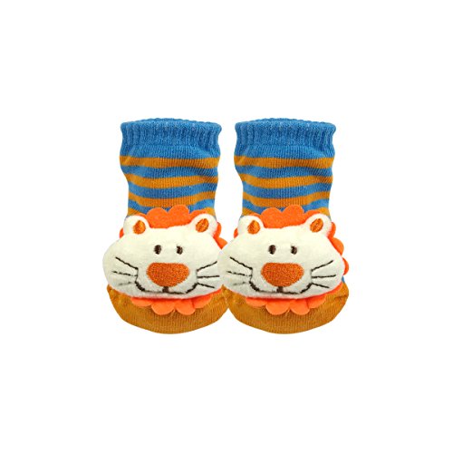 Bowbear Adorable Baby 6 Pair Non-Skid Puffy Animal Face Bootie Socks #TOP2