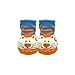 Wrapables Fun and Playful 3D Cartoon Anti-Skid Baby Booties Sock Slipper Shoes (Set of 6)