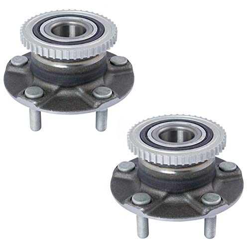 Image of TRQ 2 Piece Front Wheel Bearing & Hub Assembly Set with ABS Sensor Compatible with 2002-2006 Infiniti Q45