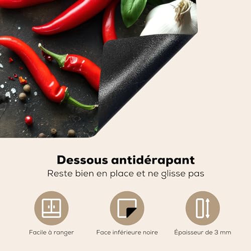 KitchenYeah© Herdabdeckplatte Einteilig Küche Herdabdeckung Induktionsfeld – Ansicht 3