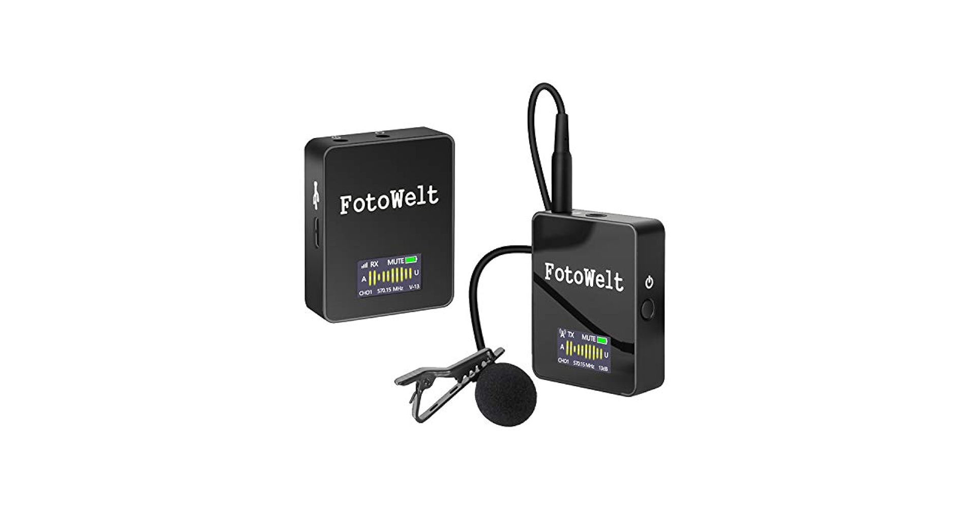 Amazon.com: Wireless Lavalier Microphone System Mini Lapel