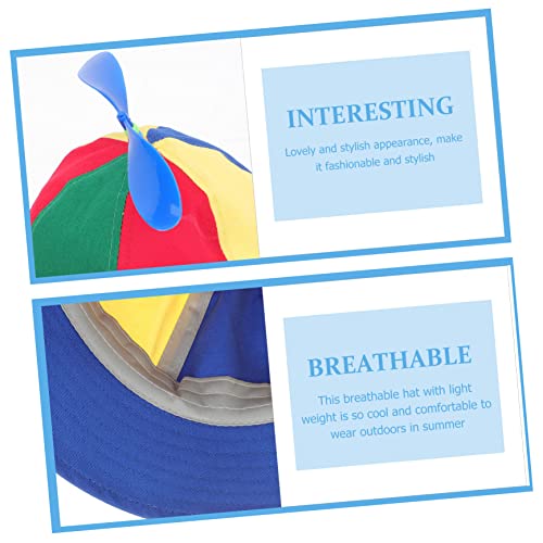 Portable Bucket Hat with Cute Wide Brim Sun Hat for Boys Lightweight Breathable Outdoor Hat for Beach Park Camping Activities Multi3