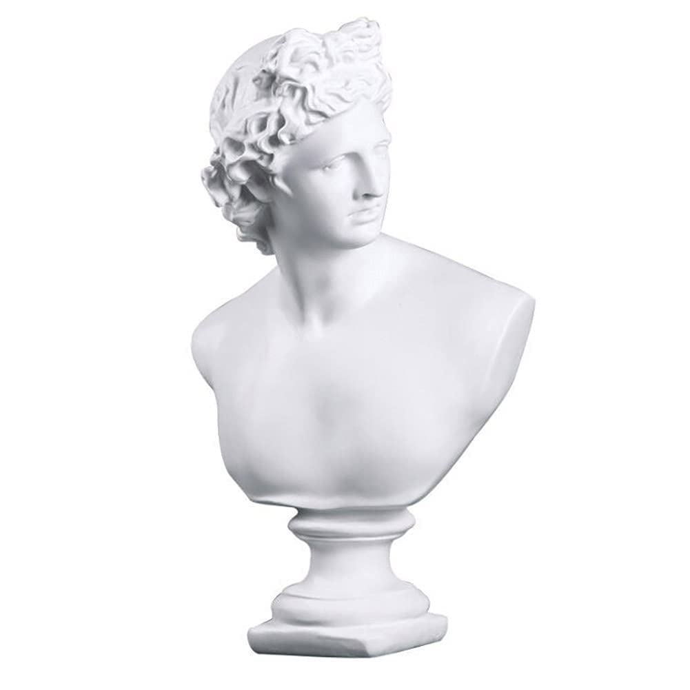 Sits Estatua de Venus de Milo Blanca Griega clásica de 11.4 in, Figura de Escultura Romana de Resina Grande para decoración del hogar