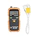 Cyfrowy termometr typu K narzędzie do testowania temperatury LCD PM6501 ręczny termometr termopara bateria nie jest dołączona