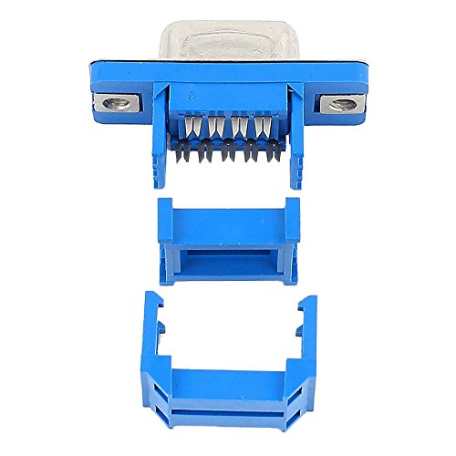Yohii Serial Port D-Sub Db9 9 Pin Male Idc Crimp Connectors For Flat Ribbon Cable - 10Pcs #TOP1
