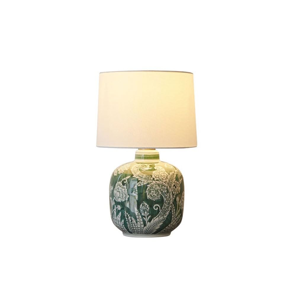 Zeng25liangOu-12 Bedside Lamps Bedroom Small Desk Lamp Bedside Artistic Living Room Ceramic