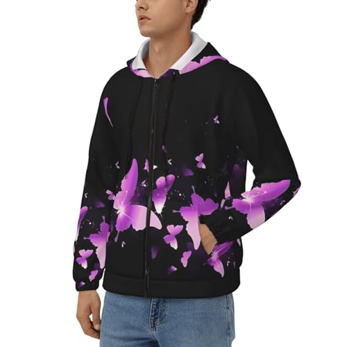 Sweat à capuche hommes fermeture éclair EdWal pour un look décontracté