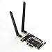 Price comparison product image Wireless WiFi Card, WIFI Module M.2 NGFF to PCI-E 1X Desktop WIFI WLAN Adapter Network Card Converter for 8260 7265 1535 7260