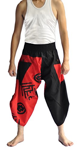 Siam Trendy Men's Japanese Style Pants One Size Black