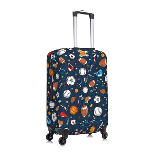 Sports Baseball Game Print Luggage Suitcase Cover Protector Luggage Washable Covers With Concealed Zipper3