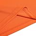 Pullonsy Men's Workout Performance Hoodie Lightweight Soft Sport Hooded T-Shirt Summer Beach Tops Running Outfits Orange Shirt,Men Size 3X-Large
