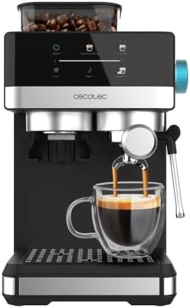 Cecotec Cafetera Express Power Espresso 20 Grind. 1350W, 20 Bares...