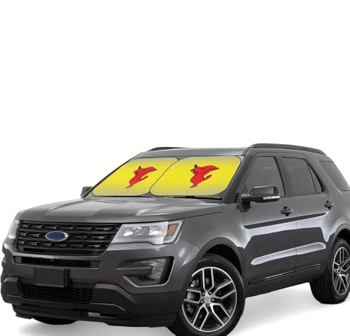チーバくん (1) 車用サンシェード サンバイザー 日よけ 紫外線対策 カーサンシェード 四季兼用 車用品 折畳み 便利 遮光 断熱 吸盤4個付