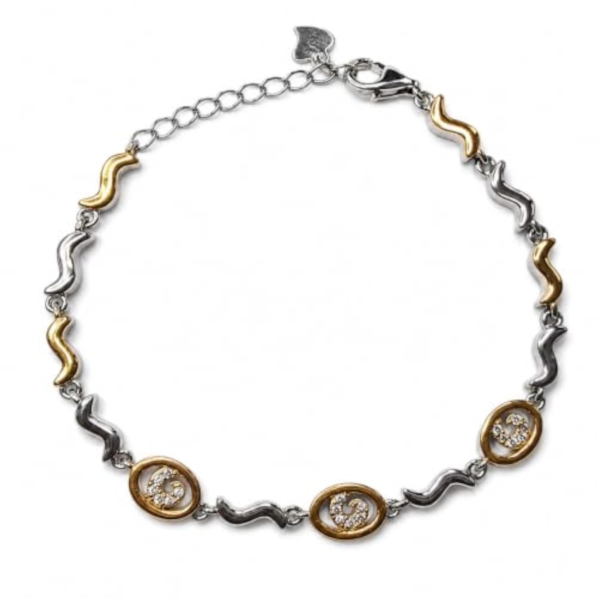 Women's 925 Sterling Silver Adjustable Satellite Chain Bracelet
