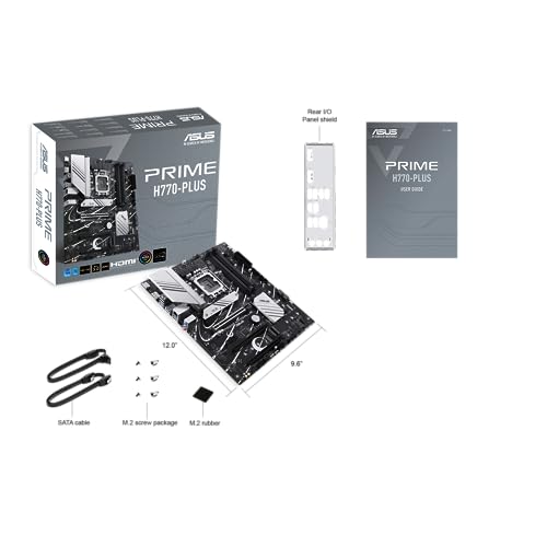 MB ASUS Intel 1700 PRIME H770-PLUS, Black - Image 4