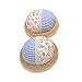ANCLLO 2 pièces aiguille épingle coussin polka citrouille poignet bande épingles coussins portable aiguille coussin pour couture (Bleu)