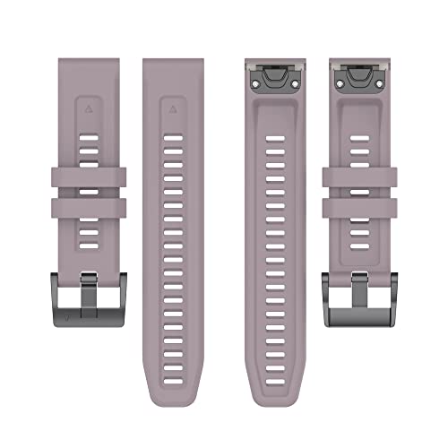 REYDA Silicone Band Compatible with Garmin Fenix 8 Pro 47mm/8 47mm/E 47mm, 22mm Quick Fit Watch Band Soft Silicone Bracelet Sport Wristband Replacement Band for Garmin Fenix 7/7 Pro/6/6 Pro/5/5 Plus by REYDA - Used condition - Image 7
