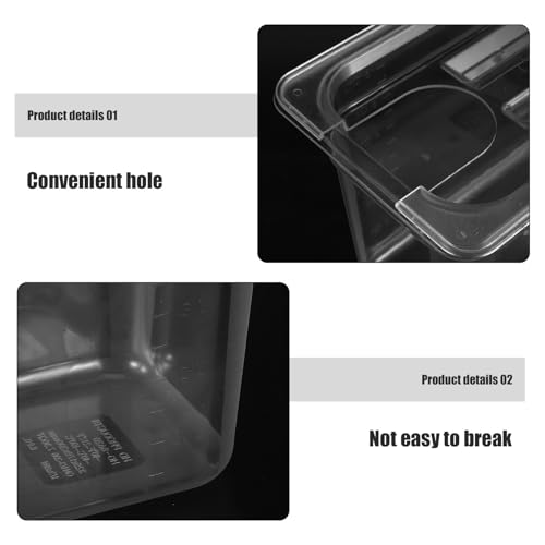Olla de cocción lenta para sous-vide WOONEKY recipiente transparente de cocina 6L 4