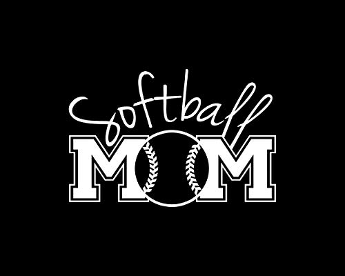 Stick It On Decals Softball Mom Car Decal/Sticker
