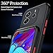 Hlgcokro for Xiaomi Redmi Note 14 4G Case, Phone Case for Redmi Note 14 4G for Women Men Slim Translucent Matte Back Full Body Protection Shockproof Phone Bumper Cover (Black)