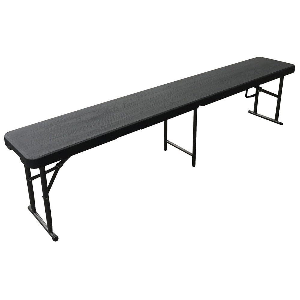 Banco Plegable 183x 30 x 43 cm y con asa para facilitar su Desplazamiento