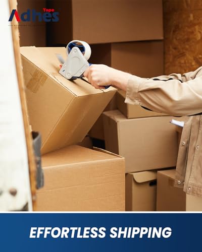 Image of ADHES Packaging Tape 2.7MIL Heavy Duty Packing Tape Mailing Tape, 6 Rolls