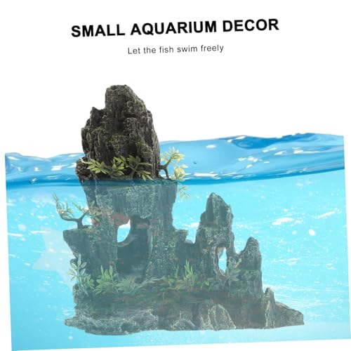Ornement sans danger pour poissons Toyvian avec structure rocheuse stable