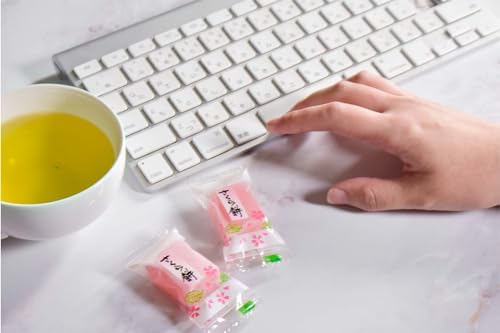 YAMASAN KYOTO UJI Japanese Sakura Mochi Candies -Cherry blossom Rice Cakes- Aromatic Flavor of Japanese Spring 300g/10.58oz【YAMASAN】