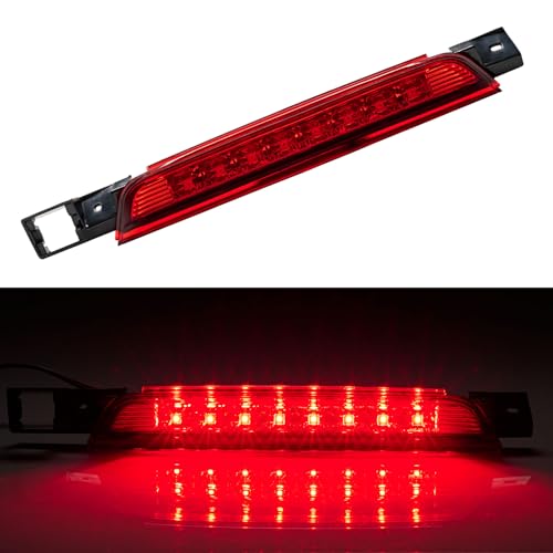 Image of Third 3rd Brake Light LED for 2010-2017 Chevy Equinox, High Mount Rear Brake Lights Assembly for 10-17 GMC Terrain, Waterproof Center Cab Lamp Stop Light (Red)