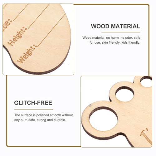 TOYANDONA 13 Pcs Milestone Mensal de Madeira Cartões Bebê Milestone Discs Newborn Fotografia Adereço