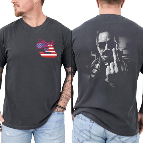 Dale Earnhardt Inspired Number 3 Unisex Shirt (US Alpha X-Large Regular Regular Charcoal)