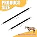 Shinylin 4 Pcs Horse Blanket Leg Straps, Replacement Elastic Straps with Double Swivel Snaps, Adjustable Length 24 to 42 Inches for Horse Blanket