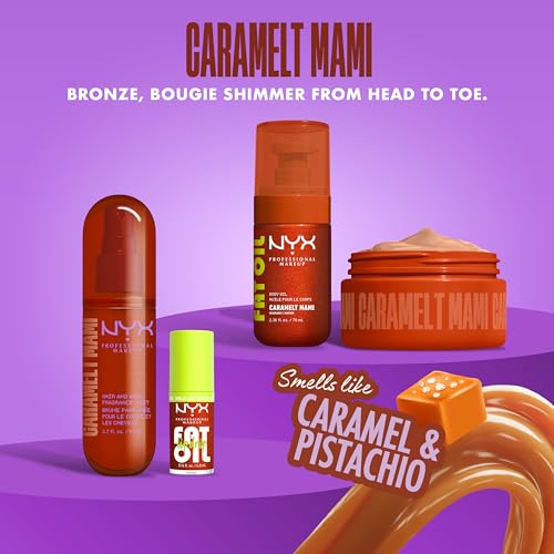 NYX PROFESSIONAL MAKEUP Fat Oil Lip Drip, Moisturizing Lip Oil Gloss, Tinted Formula & Up to 12 HR Hydration, Vegan & Cruelty-Free - Caramelt Mami (Bronze) - image 7