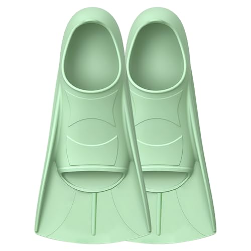 Flippers Fins Short Floating Training Swimming Fins Adults for Size M Width Ankle 2.9