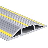 (2-Pack) 6.5Ft Cord Cover Heavy Duty Cable Protector 3 Channels Contains Cords, Cables and Wires,...