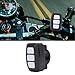 Electronic Bluetooth Media Remote Control Car Bike Motorcycle Steering Wheel Music Rechargeable Cycling Phone Remote for iOS or Android with Mount (White)
