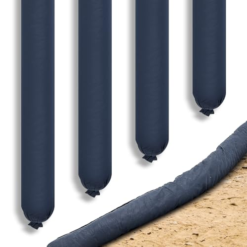 4-Pieces-Sediment-Filter-Sock-Silt-Fence-5-x-10-Erosion-Control-Blankets-Filter-Fabric-for-Drainage-Bathroom-Sink-Bathtub-Drain-Strainers-Storm-Drain-Protection-for-Water-ManagementBlack