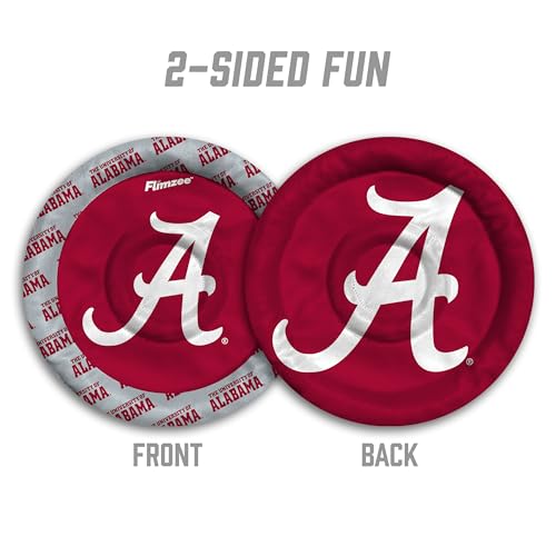 Image of YouTheFan NCAA Alabama Crimson Tide Flimzee Bean-Bag Flying Disc