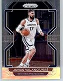 2021-22 PANINI PRIZM #62 JONAS VALANCIUNAS NEW ORLEANS PELICANS BASKETBALL OFFICIAL TRADING CARD OF THE NBA