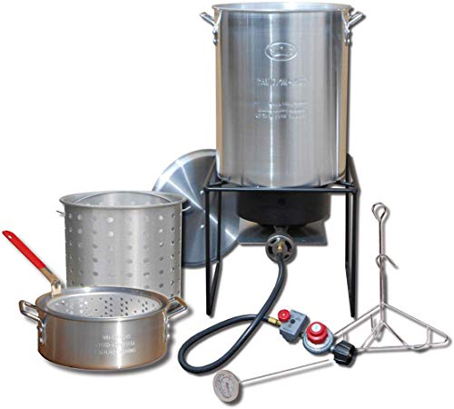 King Kooker Propane Outdoor Fry Boil Package with 2 Pots