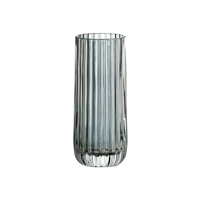 Vase en verre hydroponique épais au design épuré et luxueux
