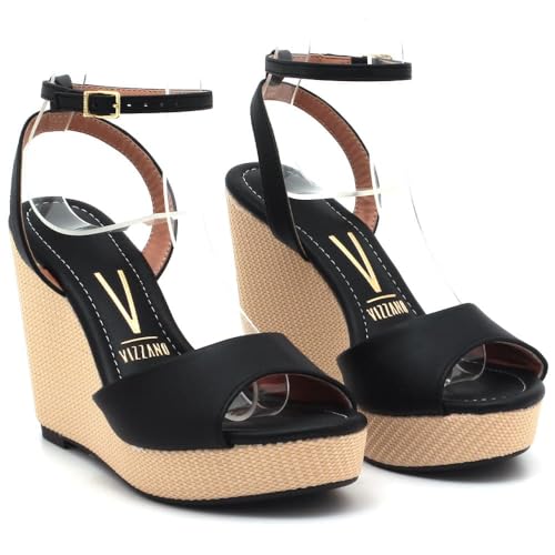 Sandália Vizzano Pelica Anabela Tramado Feminina 62832109