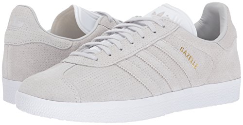 Image of adidas Originals Gazelle Sneaker,GREY ONE /GREY ONE /METALLIC GOLD,13 Medium US