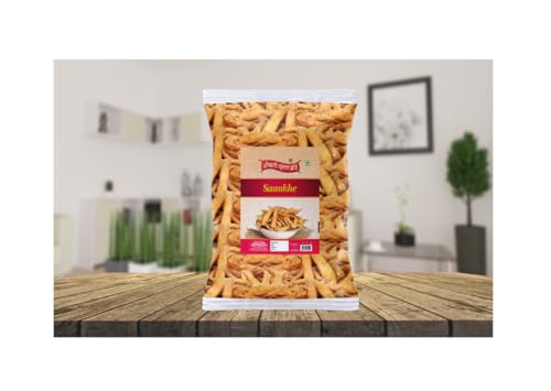Image of OKHLI MUSAL BRAND Tea Time Popular Namkeen Snack | Saankhe Sankhe Mathri Finger shaped snack Mathri | Ajwain Khasta Namkeen Snack Mathri | Raksha Bandhan Diwali Namkeen Savoury Snack-900g*6Pack