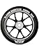 Slamm Scooters SP V-Ten II Wheels - Ruote per Monopattino, Unisex, per Adulti, Colore: Nero, 110 mm