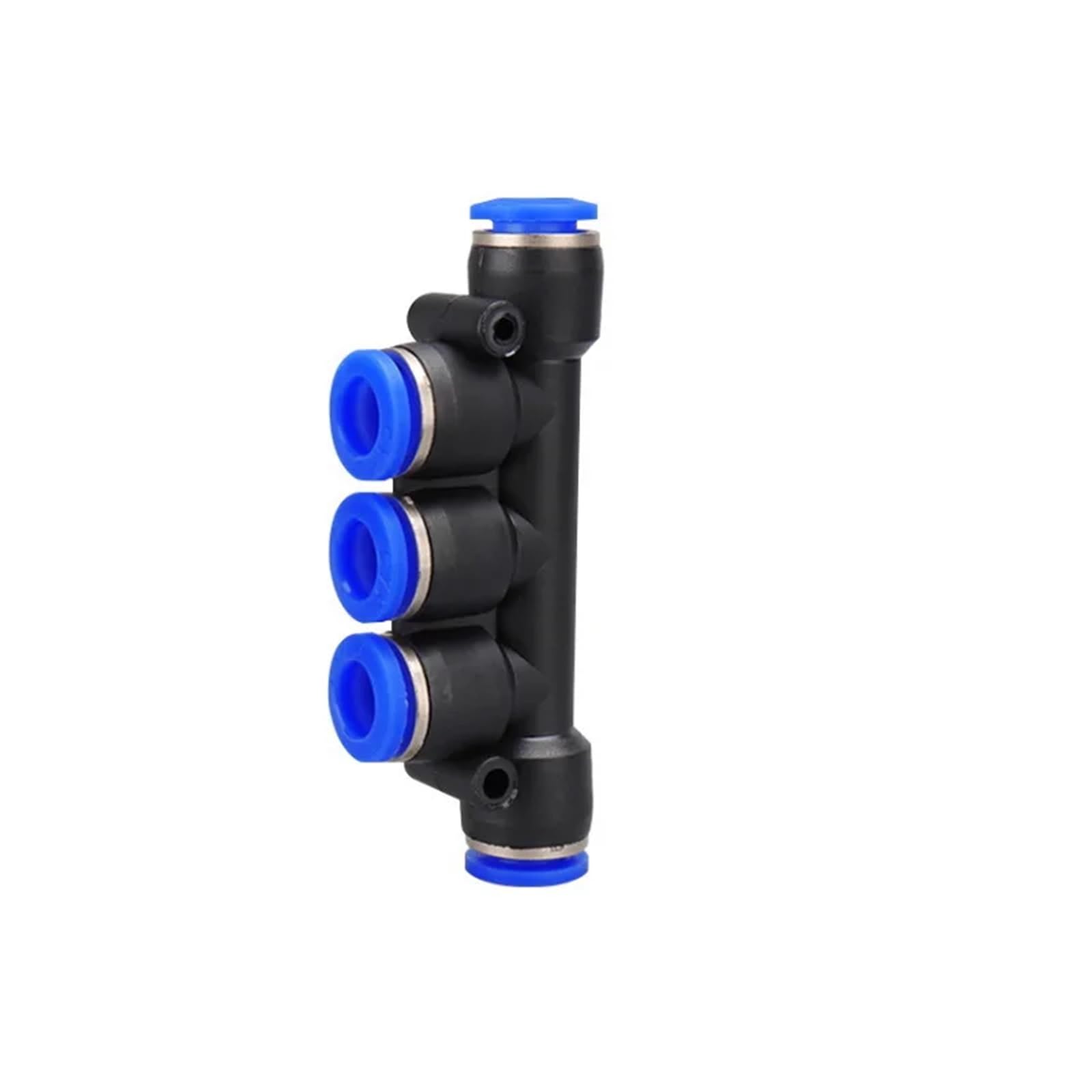 Raccordi pneumatici in plastica a 4 vie a 5 vie, connettori rapidi per tubo dell'acqua, connettore ad aria spinta veloce da 4 mm, 6 mm, 8 mm, 10 mm, 12 (PZA-8)