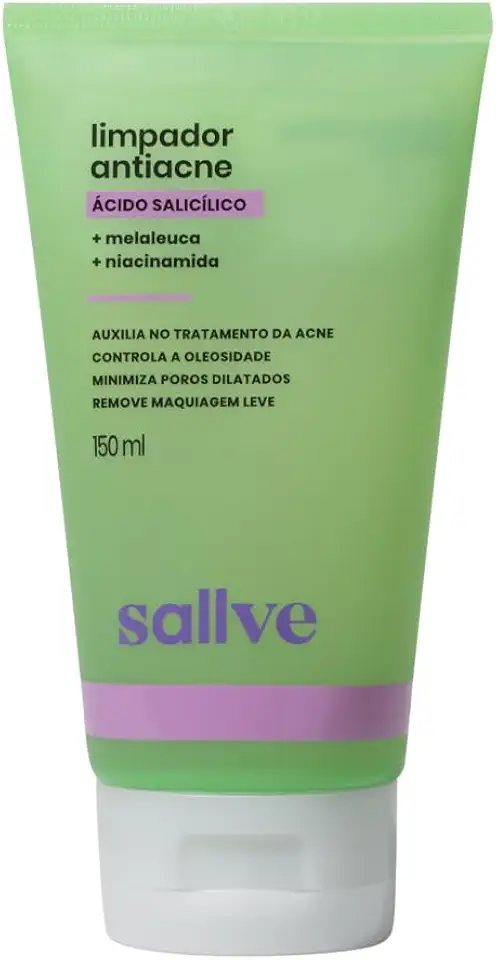 Sallve Limpador Antiacne 150Ml - Ácido Salicílico