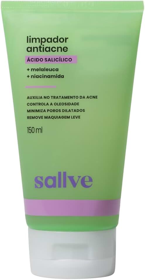 Sallve Limpador Antiacne 150Ml - Ácido Salicílico