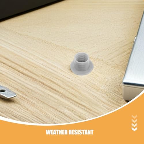 JECOMPRIS Plastic Screw Caps Weather Resistant and Strong Stability 8pcs with 1.5cm Inner Diameter for Playground Slide Replacement Accessories for โs Play Areas and Outdoor Playground - 2